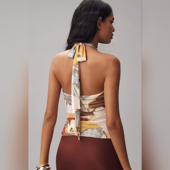 Sarah Hann Mesh Halter Top (NWT) XL - Picture 4 of 7